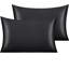 Taies d'oreiller, taies d'oreiller luxueuses en satin avec fermeture à enveloppe - NTBAY-1629431209-1629431197