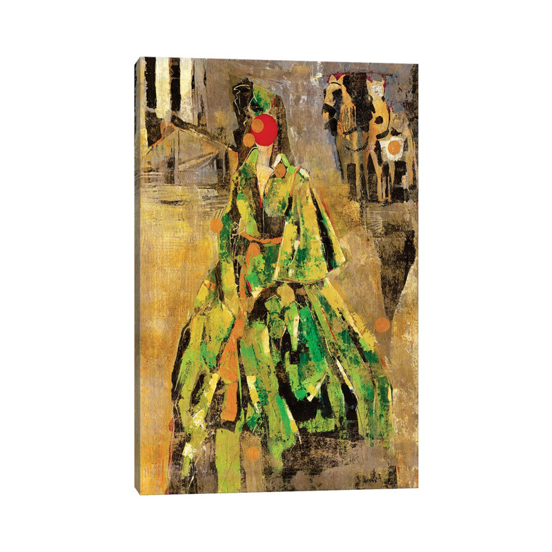 Scarlett - Painting on Canvas, 66.04 cm H x 45.72 cm W x 1.91 cm D, Wrapped Canvas