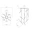 Ballet 9 - Light LED Chandelier-44563562