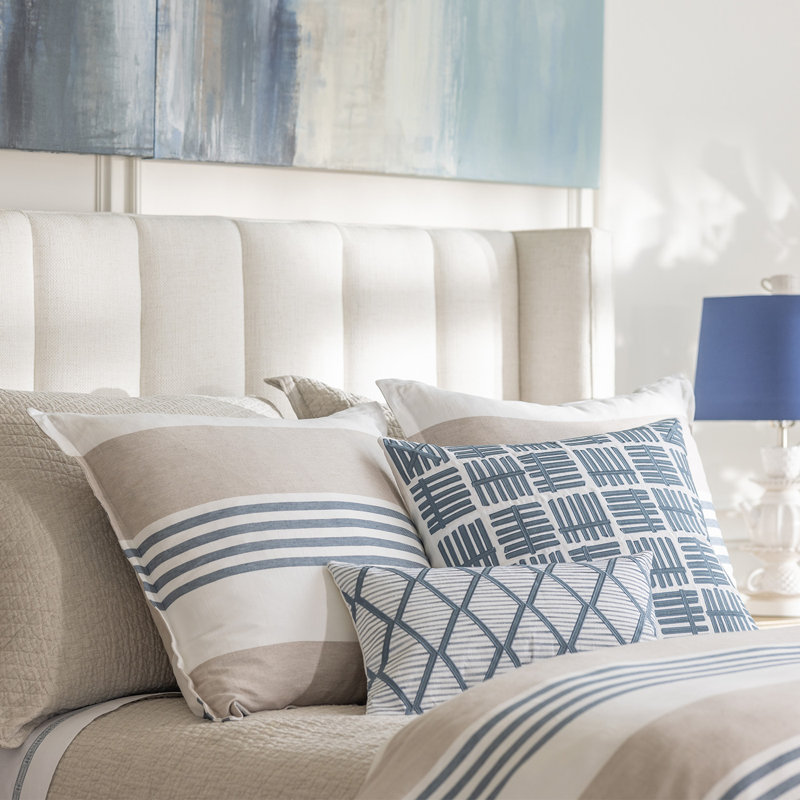 Andre Linen Square Pillow Cover & Insert
