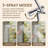 Adjustable Dual Shower Head with 8-Inch Rain Showerhead and 5-Spray Handheld Chrome-124534787