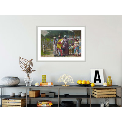 Dressing for the Carnival by Winslow Homer -Framed Giclee Print