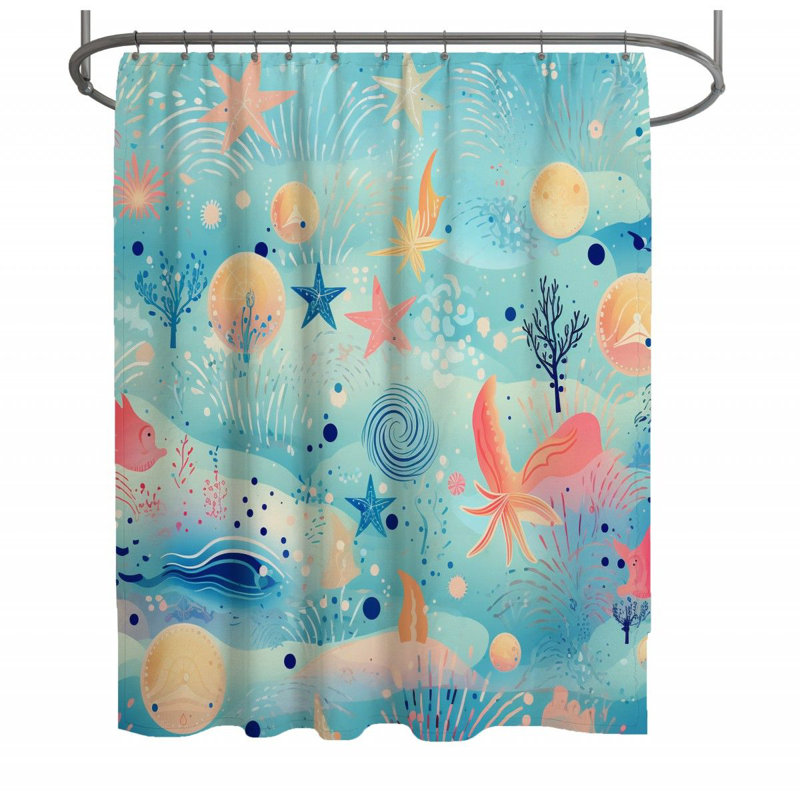 Rideau de douche Lanaia, H 73 po x l 70 po