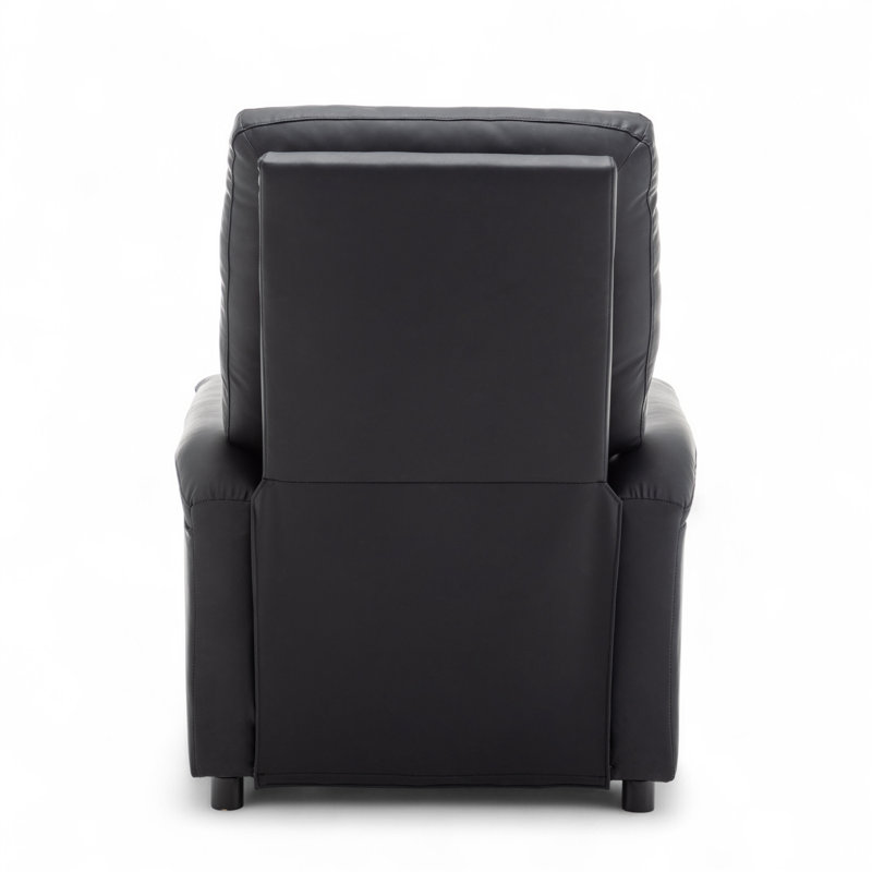 Manual Recliner Chair, Black