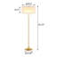 Lampe sur pied en métal 65 po