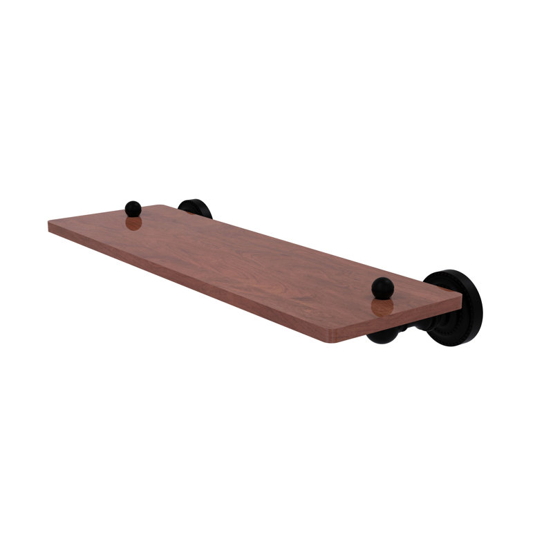 Marchmont Bracket Shelf, Matte Black, 2.5" H x 16" W x 5" D