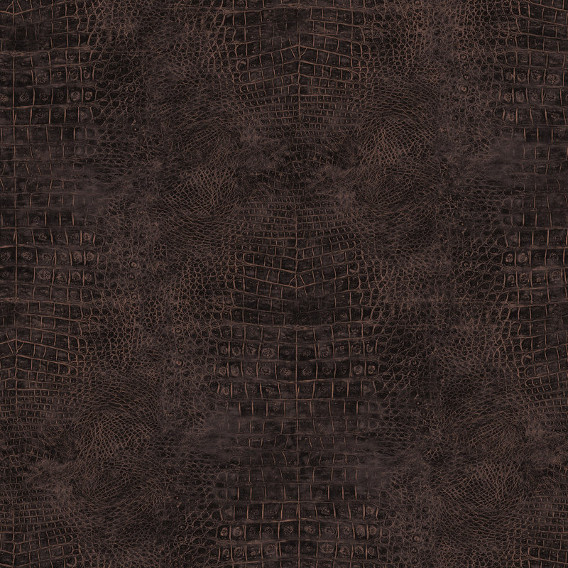 10m x 53cm Matte Wallpaper Roll, Brown/Black