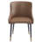 Set Of 2 Modern Faux Leather And Metal Side Chair In Light Grey-1932267652