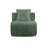 Armless Sofa Velvet-Green
