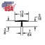 Plastic 0.81'' W x 300'' L T-Moulding-89026233