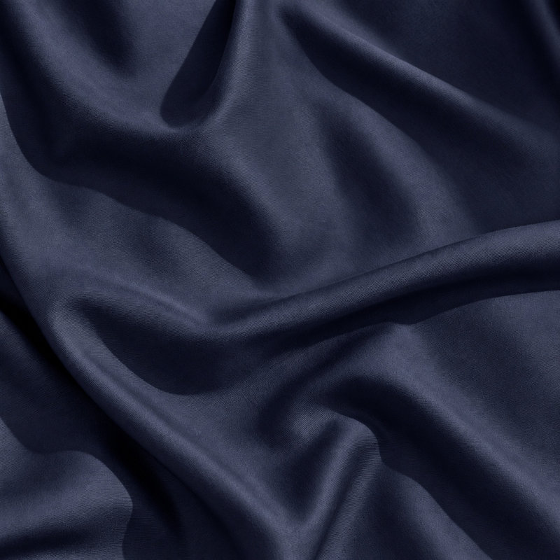 Ensemble de draps en coton 4 pièces pour lit Queen Size, draps respirants et rafraîchissants, literie douce inspirée des hôtels, draps bleu marine de luxe avec poches profondes de 40 cm, infroissables et faciles d'entretien
