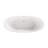 Labrusca 62'' x 28.3'' Soaking Fiberglass Bathtub-877563414