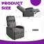 Fauteuil inclinable manuel ergonomique à 3 positions - Confort ultime pour les soirées cinéma et la détente-1142909446
