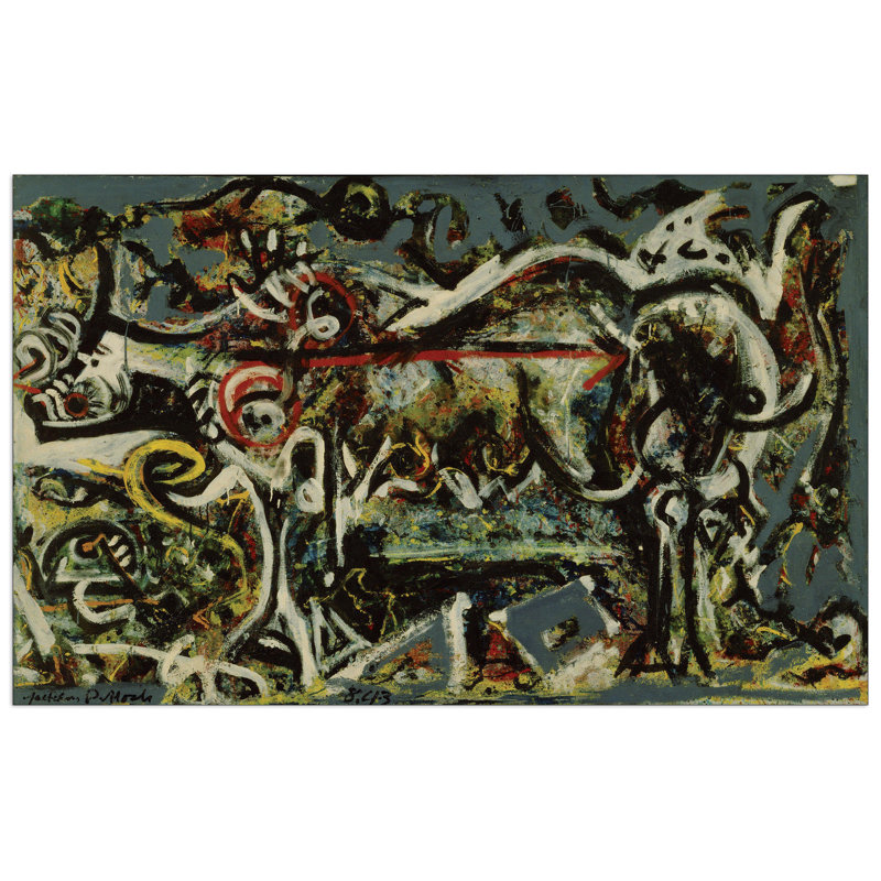 Jackson Pollock - No Frame Print on Wood