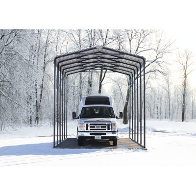 Galvanized Steel Rv Carport, 14X20X14