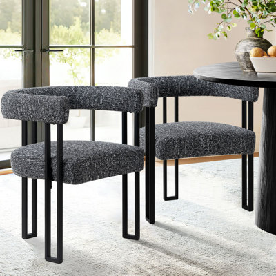 Fauteuil de salle à manger rembourré H 18 po Jaevin 