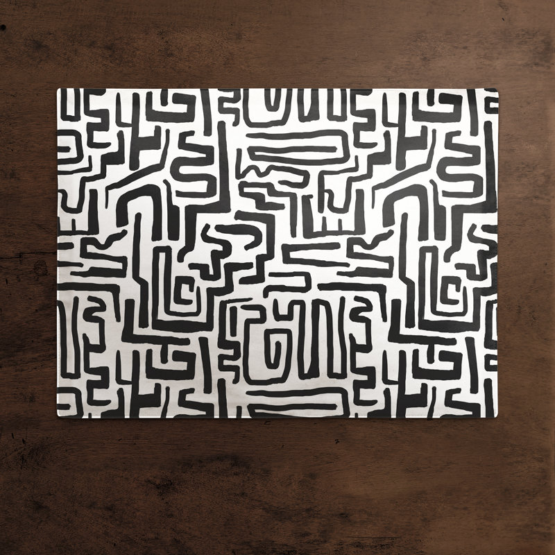 Bertil Polyester Abstract Rectangle Placemat