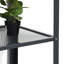 Panacea 75.5cm H x 60cm W Metal Etagere Bookcase