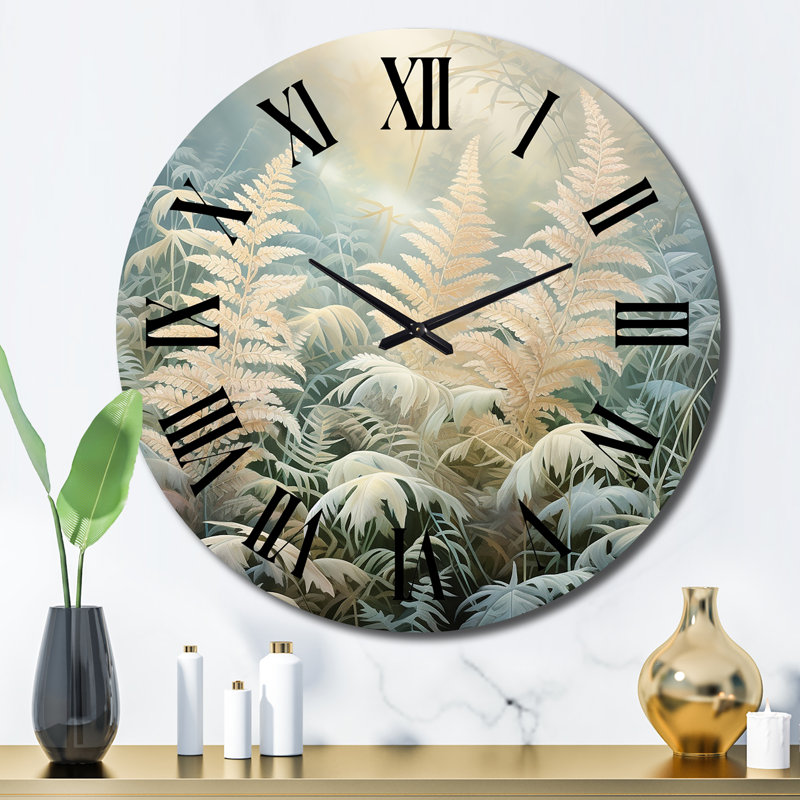 Daaniya - Horloge murale florale, Moyenne