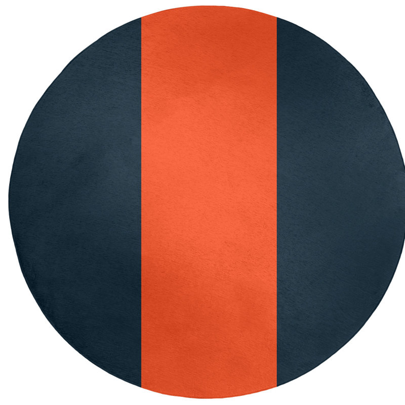 Chenille Indoor Rug, Round 5'