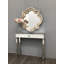 Margarita 91cm Glass Top Console Table