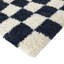 Tapis en polypropylène à carreaux bleu marine / blanc Aitana-846807626