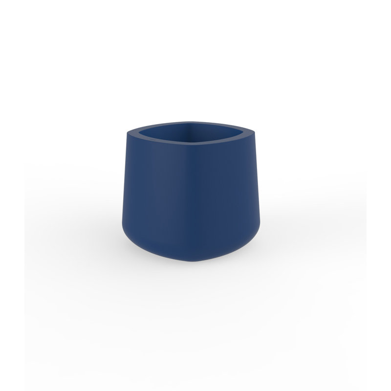 Ulm Pot Planter, Anthracite, 23.5" H x 26.75" W x 26.75" D
