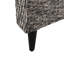 Fauteuil inclinable pour cour avec tissage durable, housse pour coussins d'eau, fonction de poussée, largeur de 27,04 po, profondeur de 31,7 po, hauteur de 40,88 po, coussin de patio confortable noir et gris