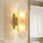 Alabaster Dimmable LED Gold Wall Mounted Sconce