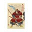 Samurai With Naginata - Painting on Canvas-42160917-56674633