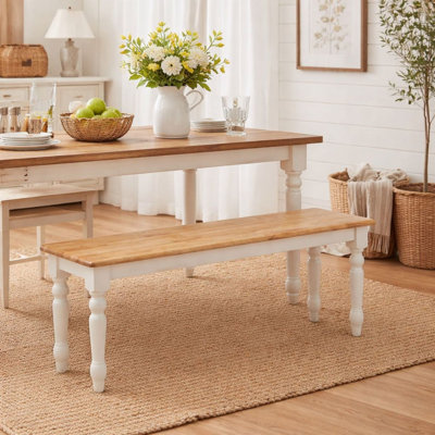 Berene Solid Wood Bench