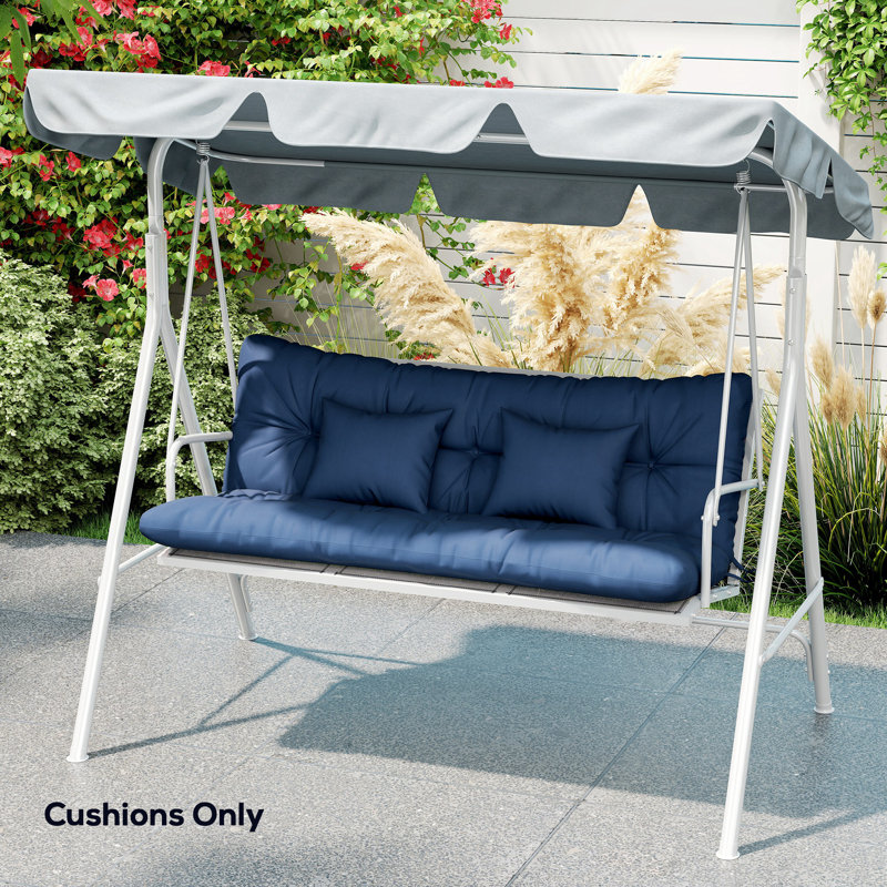 Outdoor Seat Cushion, Blue