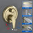 Ceiling Rain Shower System With Tub Spout Shower Faucet Set 12 Inch Shower Head And Handheld Shower Trim Kit-125522685