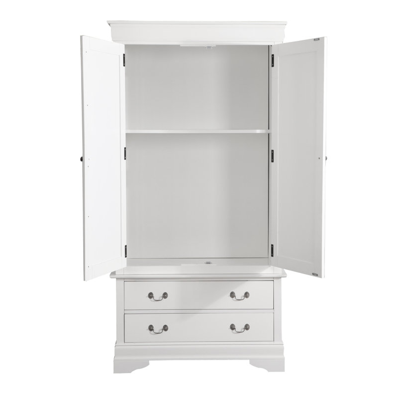 Armoire Glory Furniture Louis Phillipe G3190-A, Blanc