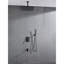 Ensemble de système de douche de plafond avec douche à main et pomme de douche 16 po