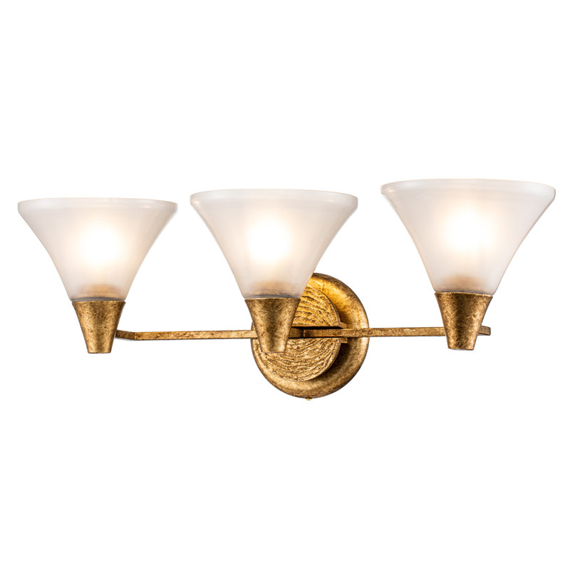 Lemoine 3 - Light Vanity Light, Gold Leaf