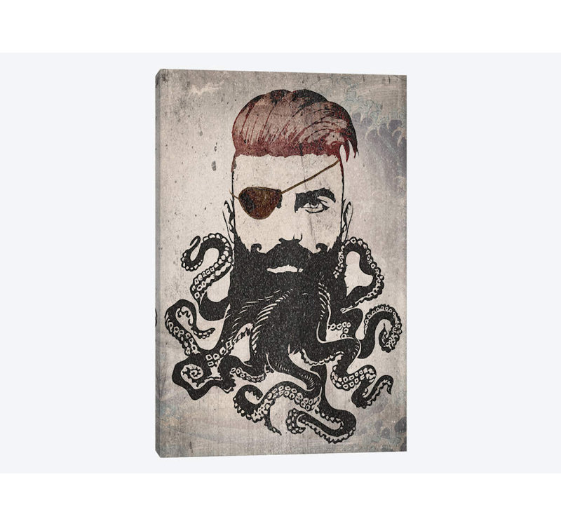 « black airblown », impression sur toile, H 18 po x l 12 po x P 1,5 po, Toile tendue, Pas de tapis