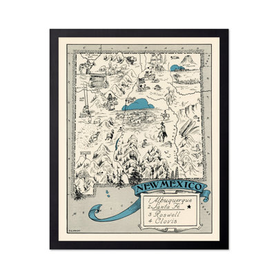 New Mexico Pictorial Map