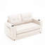 Canapé, canapé convertible en futon rembourré, causeuse pliable capitonnée avec canapé-lit escamotable, méridienne à dossier rabattable avec poches latérales et porte-gobelet-27995619