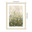 «Blue Blossoms in Gentle Meadow» par Alex Black, impression sur bois encadrée-716642122-716642124