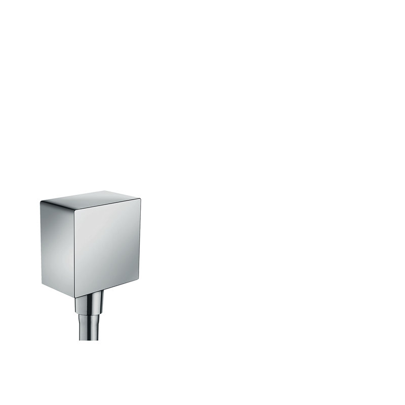 AXOR Showersolutions Wall Outlet Square With Check Valves, Chrome