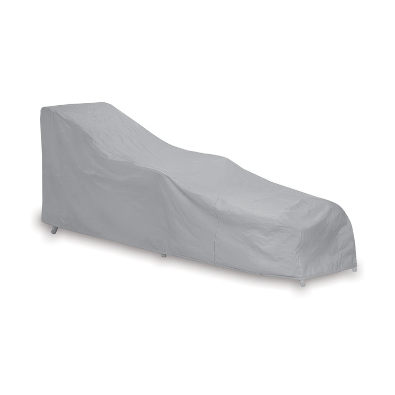 Outdoor Patio Chaise Lounge Cover, Gray, 30" H x 29" W x 77" D