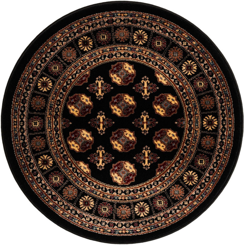 Tapis traditionnel Hinshaw, Rond 3 pi 3 po