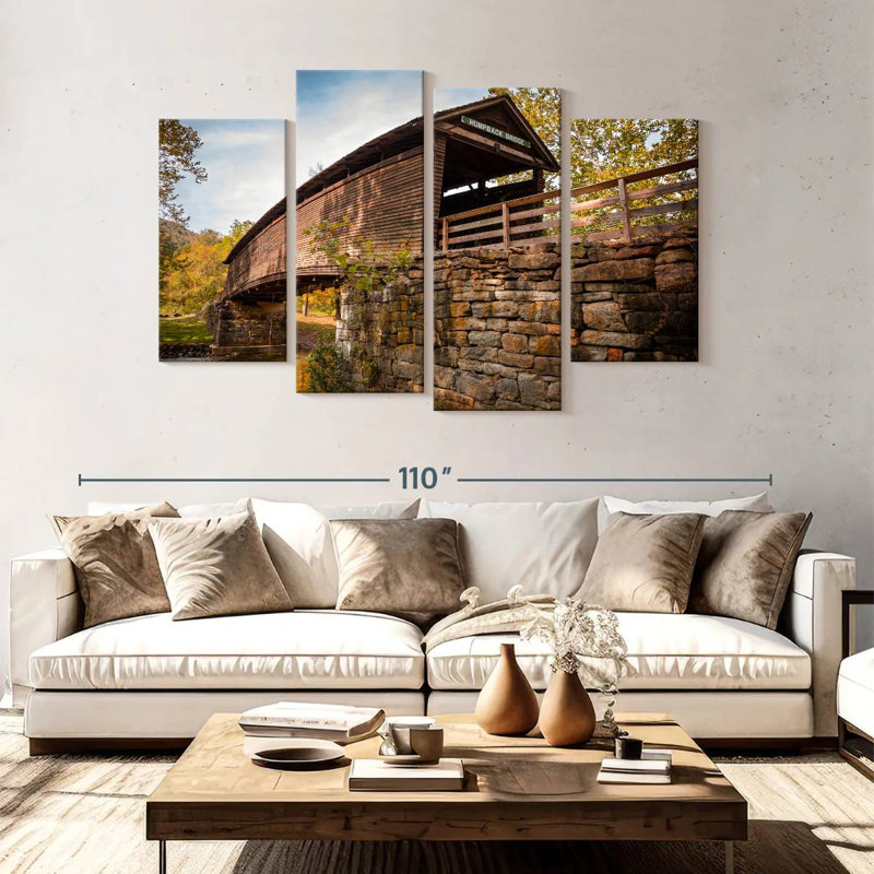 Lilie Humpback Bridge, 54" H x 84" W