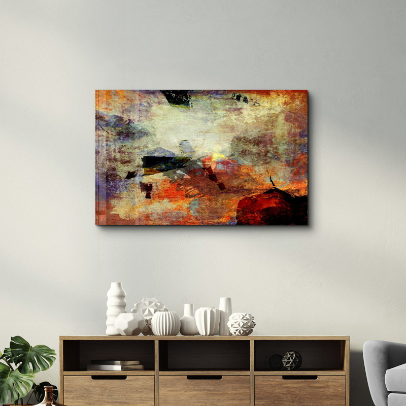 Lekeya Elegant Tempered Glass Wall Art Painting, 13.8 x 21.7 inches | 100% Tempered Glass, Thickness: 0.16 inches | UV Printed for Vibrant Colors | Perfect for Home Decor, Living Room, & Office Spaces
