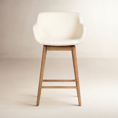 Bahari Swivel Stool-Kerbey Ivory-Counter