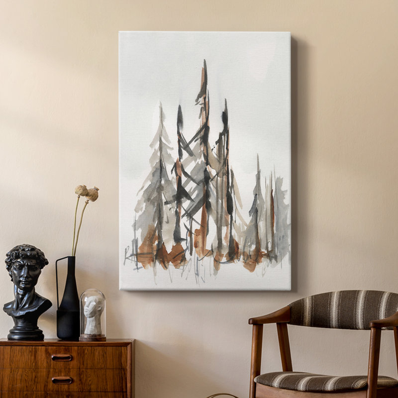 Rustic Evergreen II - galerie Cavas sur mesure, H 12 po x l 8 po