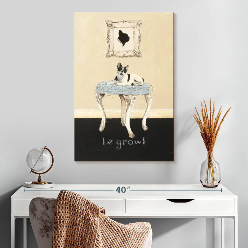 Brampt Le Growl, 30" H x 20" W
