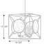 Luminaire suspendu 5 lumières simple Schoen