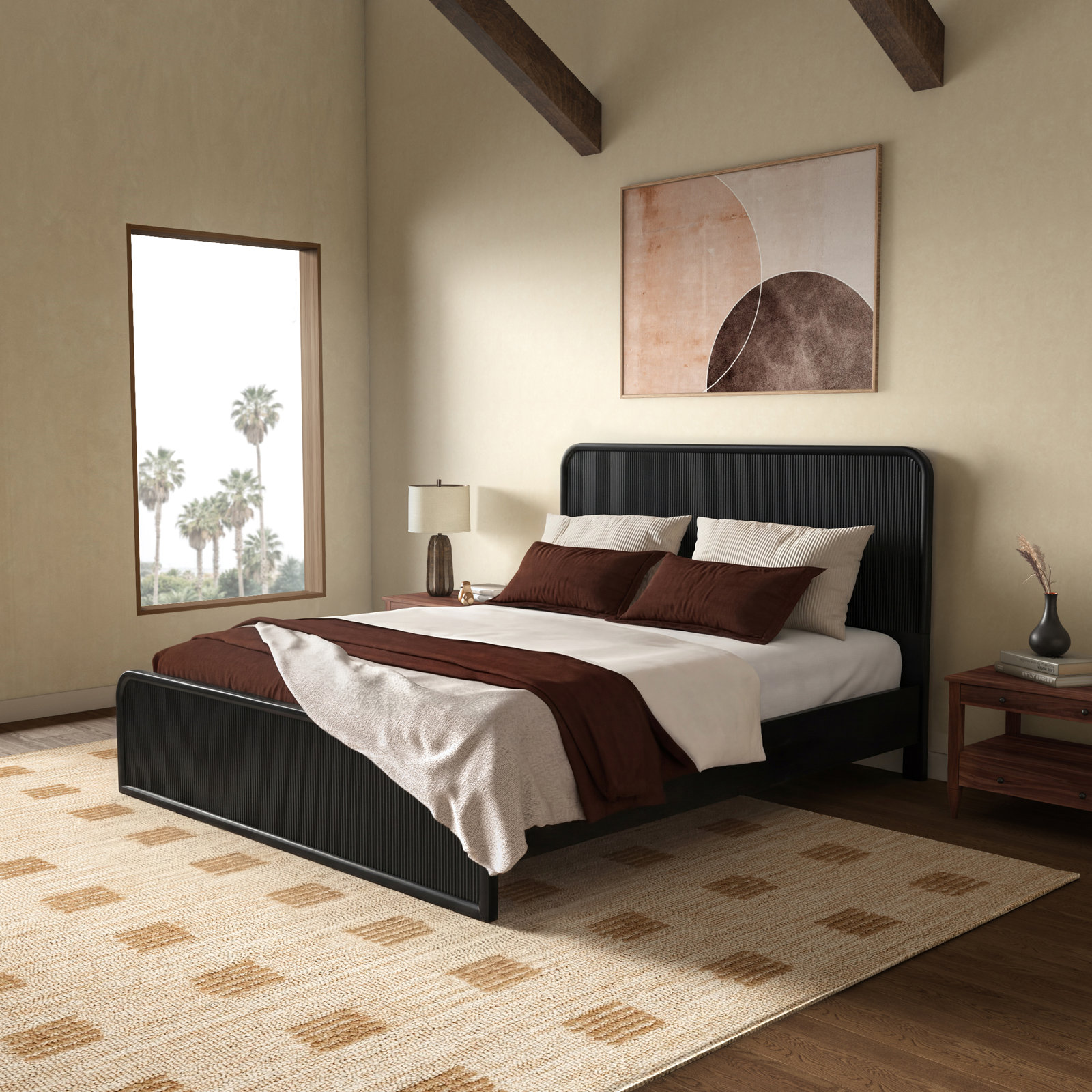 Liabella Bed, Black, King
